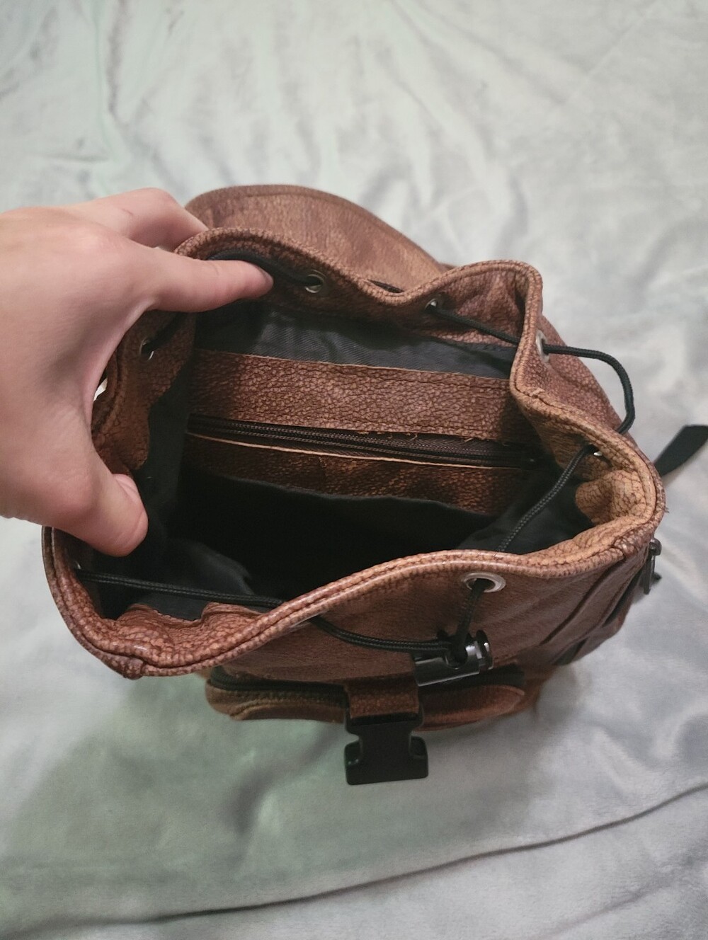 Leather Mini Backpack - Picture 5 of 10